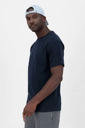 Alife & Kickin Rundhalsshirt BrodyAK A Dunkelblau/Schwarz