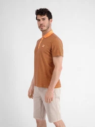 LERROS Poloshirt Orange/Braun/Rot