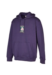 Cleptomanicx Kapuzensweatshirt Hugull Fliederfarben/Lila/Dunkelblau