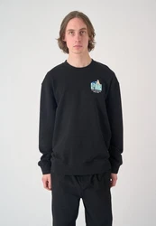 Cleptomanicx Sweatshirt Full Time Service schwarz