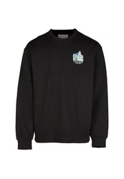 Sweatshirt Full Time Service mit coolem Rckenprint