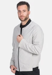 New Canadian Outdoorjacke Cotton-Touch Lumber Grau/Hellgrau