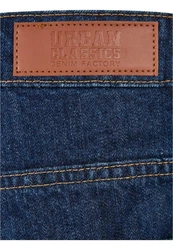 URBAN CLASSICS Herren Jeans Open Edge Loose Fit Blau/Dunkelblau/Hellblau