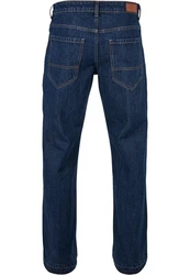 URBAN CLASSICS Herren Jeans Open Edge Loose Fit Blau/Dunkelblau/Hellblau