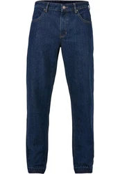 URBAN CLASSICS Herren Jeans Open Edge Loose Fit Blau/Dunkelblau/Hellblau