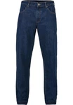 URBAN CLASSICS Herren Jeans Open Edge Loose Fit Blau/Dunkelblau/Hellblau