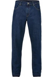 URBAN CLASSICS Herren Jeans Open Edge Loose Fit Blau/Dunkelblau/Hellblau