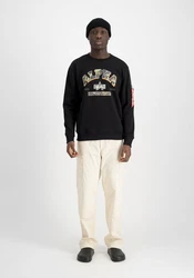 Alpha Industries Sweater College Camo Camo