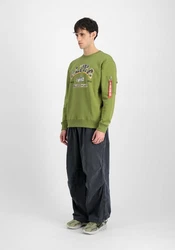 Alpha Industries Sweater College Camo Camo