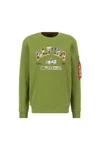 Alpha Industries Sweater College Camo Camo