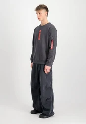 Alpha Industries Sweater Refl. Print Dunkelgrau/Hellgrau/Grau/Dunkelblau