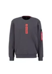 Alpha Industries Sweater Refl. Print Dunkelgrau/Hellgrau/Grau/Dunkelblau