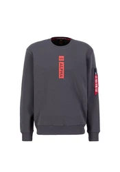 Alpha Industries Sweater Refl. Print Dunkelgrau/Hellgrau/Grau/Dunkelblau