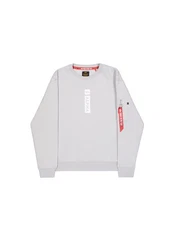 Alpha Industries Sweater Refl. Print Grau/Weiß/Hellgrau