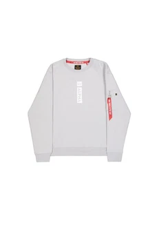 Alpha Industries Sweater Refl. Print Grau/Weiß/Hellgrau