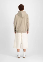 ALPHA INDUSTRIES Sweatshirt Braun/Khaki/Beige/Grau