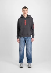 ALPHA INDUSTRIES Sweatshirt Dunkelgrau/Hellgrau/Grau