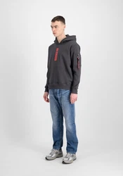 ALPHA INDUSTRIES Sweatshirt Dunkelgrau/Hellgrau/Grau