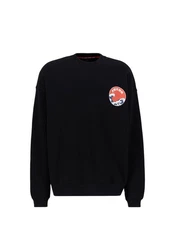 Alpha Industries Sweater Japan Wave Warrior Creme/Schwarz/Rot