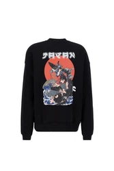 Alpha Industries Sweater Japan Wave Warrior Creme/Schwarz/Rot