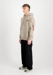 Alpha Industries NASA Orbit Hoodie Beige/Khaki/Braun