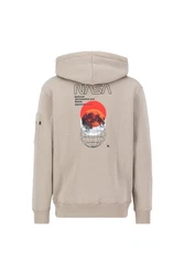 Alpha Industries NASA Orbit Hoodie Beige/Khaki/Braun