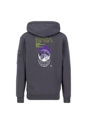 Alpha Industries NASA Orbit Hoodie Dunkelgrau/Dunkelblau/Lila/Grau/Hellgrau