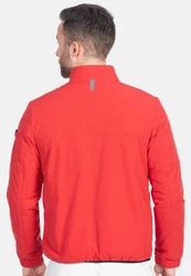 New Canadian Outdoorjacke All Season mit praktischer Armtasche Rot/Dunkelrot