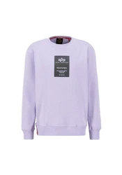 Alpha Industries Sweater Rainbow Refl. Label Lila/Fliederfarben