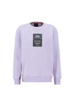 Alpha Industries Sweater Rainbow Refl. Label Lila/Fliederfarben