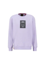 Alpha Industries Sweater Rainbow Refl. Label Lila/Fliederfarben
