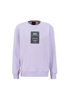 Alpha Industries Sweater Rainbow Refl. Label Lila/Fliederfarben
