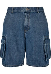 Urban Classics Herren Cargo Shorts (1-tlg) Blau