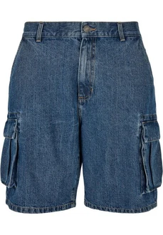 Urban Classics Herren Cargo Shorts (1-tlg) Blau