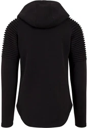 Urban Classics Herren Pleat Sleeves Terry Hoody Schwarz/Dunkelblau