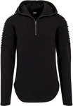 Urban Classics Herren Pleat Sleeves Terry Hoody Schwarz/Dunkelblau