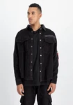 Alpha Industries Hemdjacke Cord Overshirt Schwarz/Grau