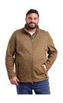 STOY Fleecejacke STS 6 MN KNTFLC JCKT Braun/Khaki