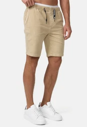 Indicode Chinoshorts INLudvig Khaki/Beige
