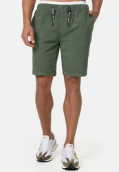Indicode Chinoshorts INLudvig Dunkelgrün/Grün/Khaki