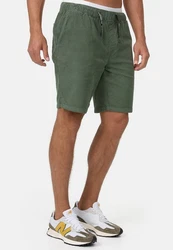 Indicode Chinoshorts INLudvig Dunkelgrün/Grün/Khaki
