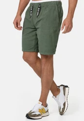 Indicode Chinoshorts INLudvig Dunkelgrün/Grün/Khaki