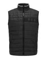 BOSS Weste Darolan Braun/Schwarz
