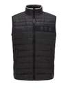 BOSS Weste Darolan Braun/Schwarz