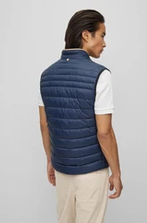 BOSS Weste Darolan Hellblau/Dunkelblau/Blau/Lila