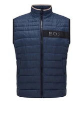 BOSS Weste Darolan Hellblau/Dunkelblau/Blau/Lila