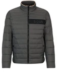 BOSS Jacke Darolus (1-St) Braun/Grau/Dunkelgrau