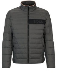 BOSS Jacke Darolus (1-St) Braun/Grau/Dunkelgrau
