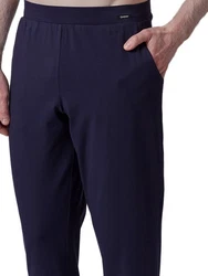 Skiny Pyjamahose Night In Mix & Match Dunkelblau/Blau