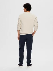 SELECTED HOMME Pullover SLHDane Khaki/Beige/Weiß